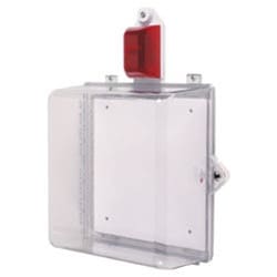 STI 7535 Protective Cabinet with Siren/Strobe Alarm, Thumb Lock