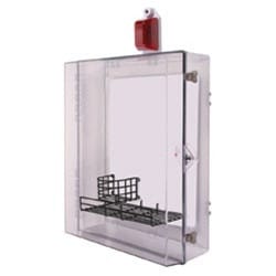 STI 7555AED AED Protective Cabinet with Siren/Strobe Alarm, Thumb Lock
