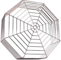 STI 9632-SS Clock/Bell Damage Stopper, 16.5" Diameter, Stainless Steel