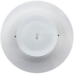 Fire-Lite H365HT Addressable Heat Detector, Low-Profile Intelligent 190°F Fixed Thermal Sensor and LiteSpeed Only, White