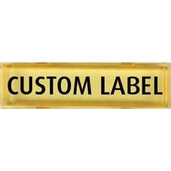 STI UB-1-CL-Y Custom Message Plate for UB-1, Yellow