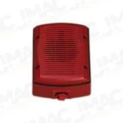 System Sensor SPRK Speaker, Red, Wall Mount, Outdoor