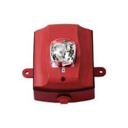 System Sensor SRHKP Strobe, Red, Wall Mount, High Candela, Outdoor