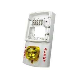 System Sensor SEP-SW Strobe Expander Plate, Standard Candela, White, Amber Lens