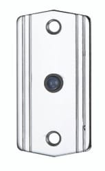 Alarm Controls MP-31 Polished Chrome Plated Brass Mini Plate, 1/4" Blue LED