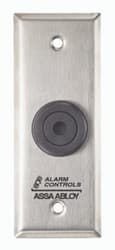 Alarm Controls TS-34N Buzzer, 3 - 28VDC, Narrow Same As TS-34, Except Mounted On 1-3/4" Stainless Steel Mounted Wall Buzzer, Narrow Wall Plate