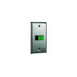 Alarm Controls TS-7L Green Rectangular Pushbutton, Single-Gang, PUSH TO EXIT, Latching, DPDT, LED