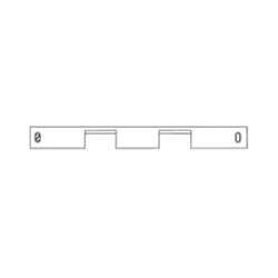 Folger Adam 310-4-1 Series Faceplate (Satin Brass)