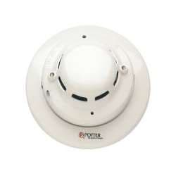 Potter Amseco BPS-2W Baseless Photoelectric Smoke Detector, 2 Wire, White