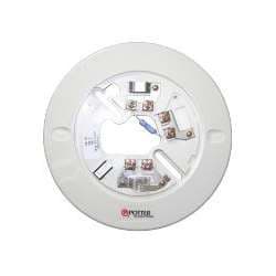 Potter Amseco SB-81R Conventional Smoke Detector Base, Relay, 81mA Draw 24VDC