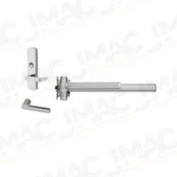 Von Duprin 9975L-NL-18-F-3-26D-LHR Mortise Lock Fire Exit Device, 18 Lever, Left Hand Reverse, Night Latch Trim, 3' Door, Satin Chrome