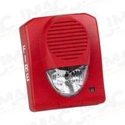Potter Amseco SH-1224R Horn Strobe, Red, Canadian Potter Amseco SH-1224R Horn Strobe, Red, Canadian