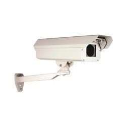 STI 7100K CCTV Housing, Aluminum with Heater, Blower, Sunshield and Mounting Bracket