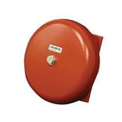 Cooper Wheelock 43T-G6-24-R Vibrating Bell, Red, 6", 24VAC