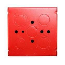 Cooper Wheelock DBB-R Deep Backbox, 4", Red