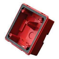 Cooper Wheelock WP-BBR Weatherproof Backbox for ASWP, Red