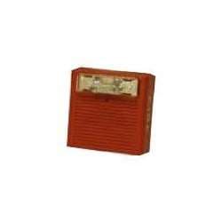 Cooper Wheelock Weatherproof ASWP-24MCWH-FR Horn Strobe, Red, Wall Mount, FIRE Lettering, Multi-Candela