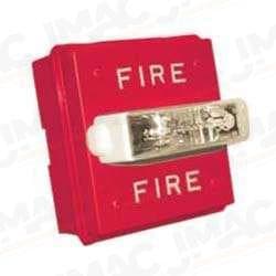 Cooper Wheelock RSSWP-2475W-FR Weatherproof Strobe, Red, Wall Mount, FIRE Lettering, Single Candela