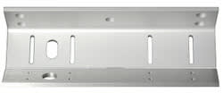 Alarm Controls AM6325 Door Lock Angle Bracket, L-Type, Adjustable, 10-1/2" Length x 1/4" Thickness, Clear Anodized, For 1200 Series Magnetic Lock