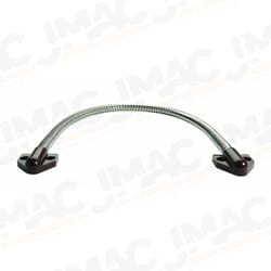 Alarm Controls DL-1 Armored Door Loop, 18", 1/4" ID Long Plastic End Caps, Mounting Hardware Included, Inner Diameter x 18" Length, Steel Jacket Alarm Controls DL-1 Armored Door Loop, 18", 1/4" ID Long Plastic End Caps, Mounting Hardware Included, Inner Diameter x 18" Length, Steel Jacket