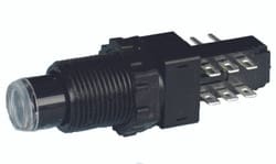 Alarm Controls FA-200 DPDT Alternate Action Push Button, Shunt Switch, DPDT Alternate Action, 2 Ampere at 28 Volt AC Alarm Controls FA-200 DPDT Alternate Action Push Button, Shunt Switch, DPDT Alternate Action, 2 Ampere at 28 Volt AC