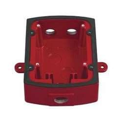 System Sensor MWBB Weatherproof Backbox, Red, Wall Mount, Metal
