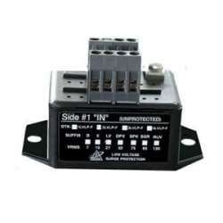 Ditek DTK-2LVLPF Fire Alarm Surge Protector, 1-2 Pairs, #22-10 Wire Gauge, 24V