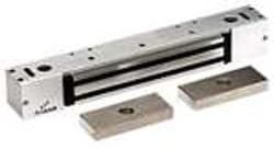 Dynalock 2268-10 Low Profile Electromagnetic Lock, 1200lbs, Single Outswinging Door, Single Coil, Satin Aluminum