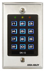 Securitron DK-12 Digital Keypad System with Illuminated Keys, Single Gang Securitron DK-12 Digital Keypad System with Illuminated Keys, Single Gang