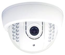 Speco VL648IRVFW Color Indoor Dome Camera Varifocal IR White