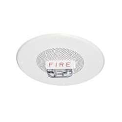 Cooper Wheelock S8-24MCCH0-FW 8" Speaker Strobe, FIRE Lettering High Intensity Candela