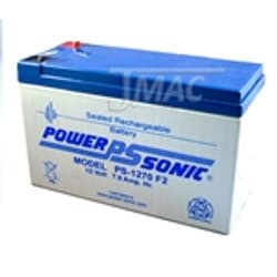 Power-Sonic PS-1270 SLA Battery 12V 7Ah w/F2 Terminals PS-1270F2