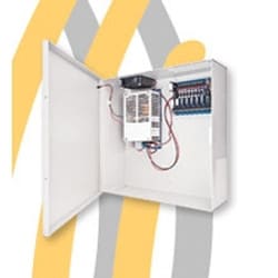 Securitron AQU244-8C Single Voltage Switching Power Supply, 4A @ 24VDC, 8 Outputs, 0.72A PTC