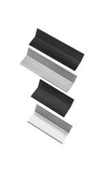 Securitron HEB-3BK-12 Header Extension Bracket, Black Anodized, 12" Length