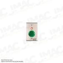 Securitron PBA Push Button, Alternate, Single Gang, DPST, Illuminated with Red/Green Lens