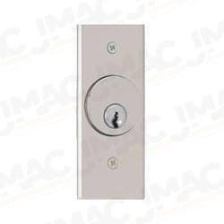 Camden 2210 Key Switch, Stainless Steel Narrow Faceplate, Flush Mount, SPST Maintained