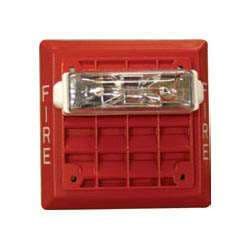 Cooper Wheelock ET80-241575W-FR Vandal Resistant Speaker Strobe, Red, Wall Mount, FIRE Lettering, Single Candela