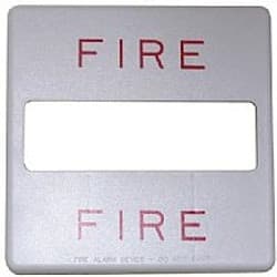 Cooper Wheelock RSSCPW-FW Plate for RSS, Red, FIRE Lettering