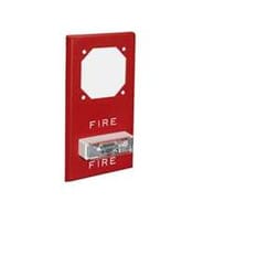 Cooper Wheelock RSSP-241575W-FW Strobe Plate, White, Wall Mount, FIRE Lettering, Single Candela