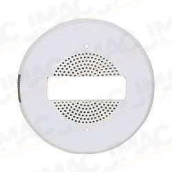 Cooper Wheelock ECHSG90-W Grill Plate for CH90, E90 & ET 90, White, Square, FIRE Lettering