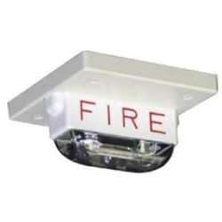 Cooper Wheelock RSSWP-24MCCH-FW Weatherproof Strobe, White, Ceiling Mount, FIRE Lettering, High-Intensity Candela Cooper Wheelock RSSWP-24MCCH-FW Weatherproof Strobe, White, Ceiling Mount, FIRE Lettering, High-Intensity Candela