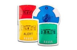 Cooper Wheelock Exceder STW-ALA Amber Colored Lens Strobe, White, Wall Mount, ALERT lettering