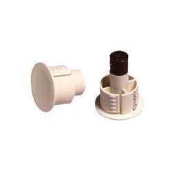 Bosch ISN-CTC75-W White Recessed Terminal Connection Contact, 19mm Diameter, Pack of 10 Contacts & Magnets, Contact 3/4" Terminal Connect White 10 Piece