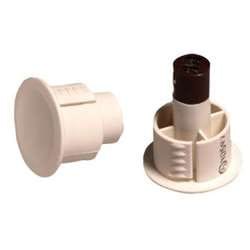 Bosch ISN-CTC75-B Brown Recessed Terminal Connection Contact, 19mm Diameter, Pack of 10 Contacts & Magnets