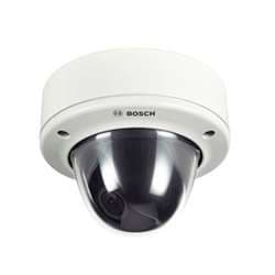 Bosch VDN-498V09-21 Vandal Resistant Day/Night 2X Camera, 1/3" CCD, WDR, D/N, 540TVL, 2.8-10mm, F1.4, NTSC, White