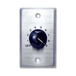 Speco WAT50 50 Watt 8-Ohm Stereo Volume Control with Wallplate