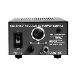 Speco PSR4C 4 Amp 12V DC Power Supply with Cigarette Lighter