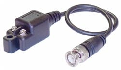 Speco UTPPTAIL Video Transceiver with 10" Mini Coax Cable
