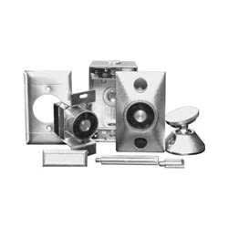 UTC Interlogix (Formerly GE Security/ESL) DHS-1224B Surface Mount Door Holder, 12 or 24VDC/AC, Brass