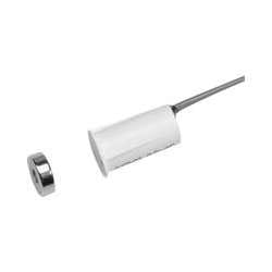 UTC Interlogix (Formerly GE Security/Sentrol) R1125-N Mini-Max Recessed Stubby Press Fit Contact, Wire Leads, 3/8" Diameter, 1/2" Gap, White